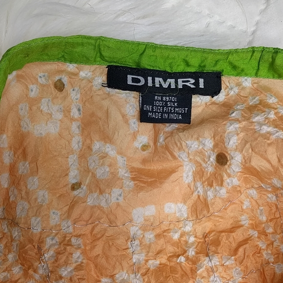 {Dimri} 100% Silk Boho Skirt - Picture 2 of 5